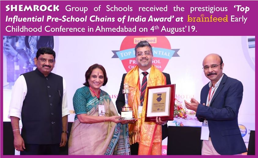 Top influential pre school chains of india award